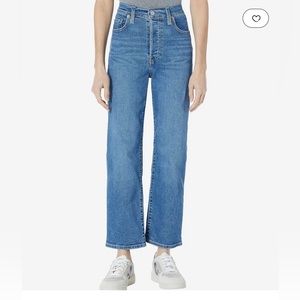 Levi rib cage straight jeans